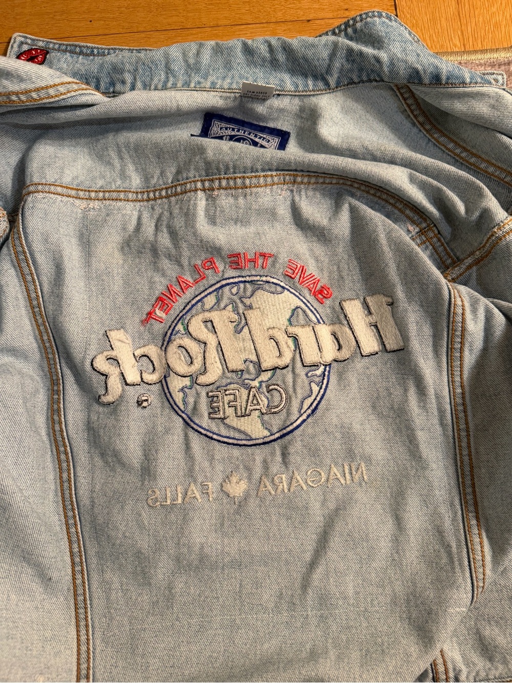 Custom Taylor Swift “Eras” Denim Jacket Oversize Vintage Hard Rock Cafe Swiftie - Picture 13 of 13